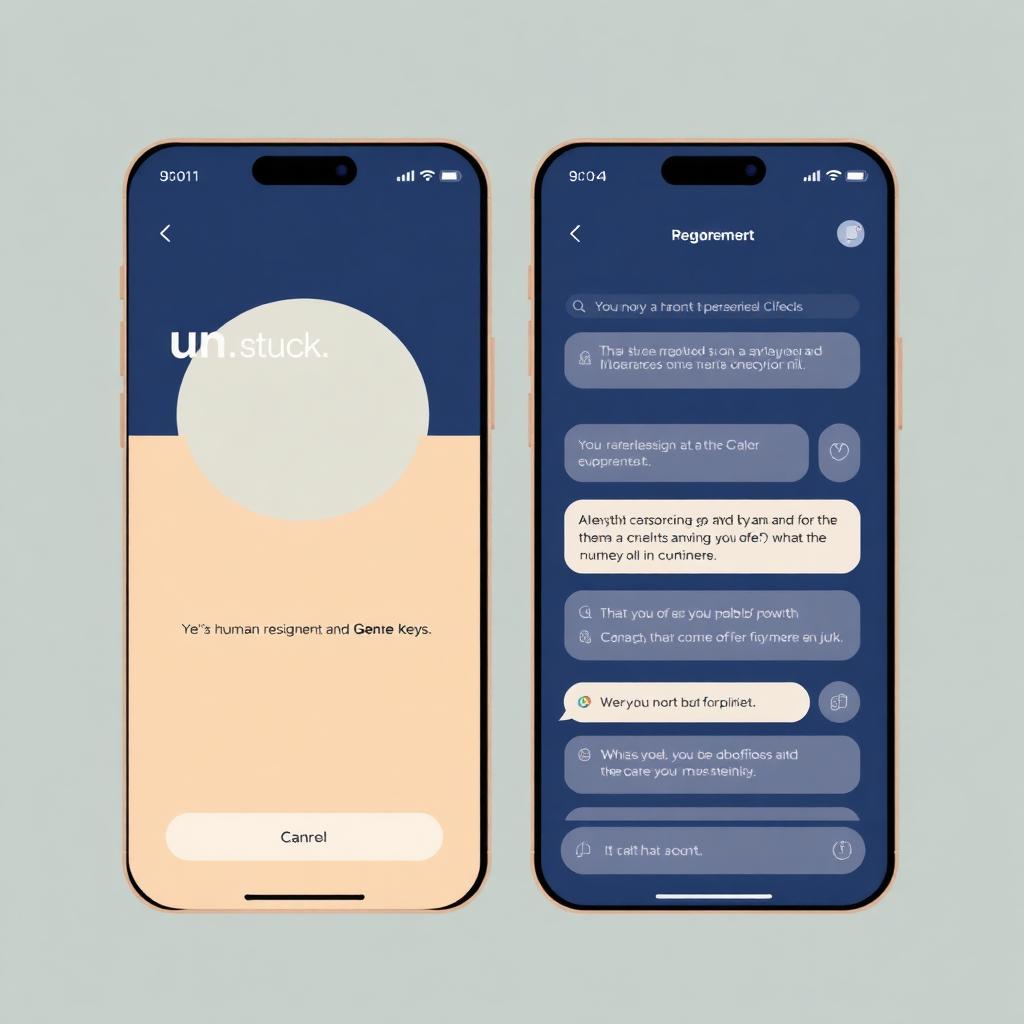 un.stuck app screenshot